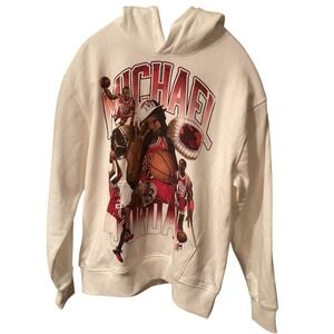 Jordan Michael Jordan Chicago Bulls Graphic Hoodie White HJ4396-133 Mens L NWT